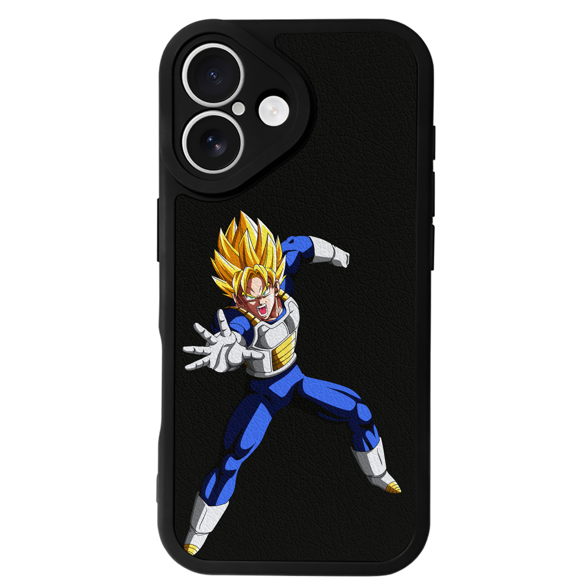 （画像用） ドラゴンボール ベジータ四世（Bejīta Yonsei）DRAGON BALL Vegeta IV 【iPhone 16シリーズ対応】シリコンスマホケース（レザー調） 材質：シリコン